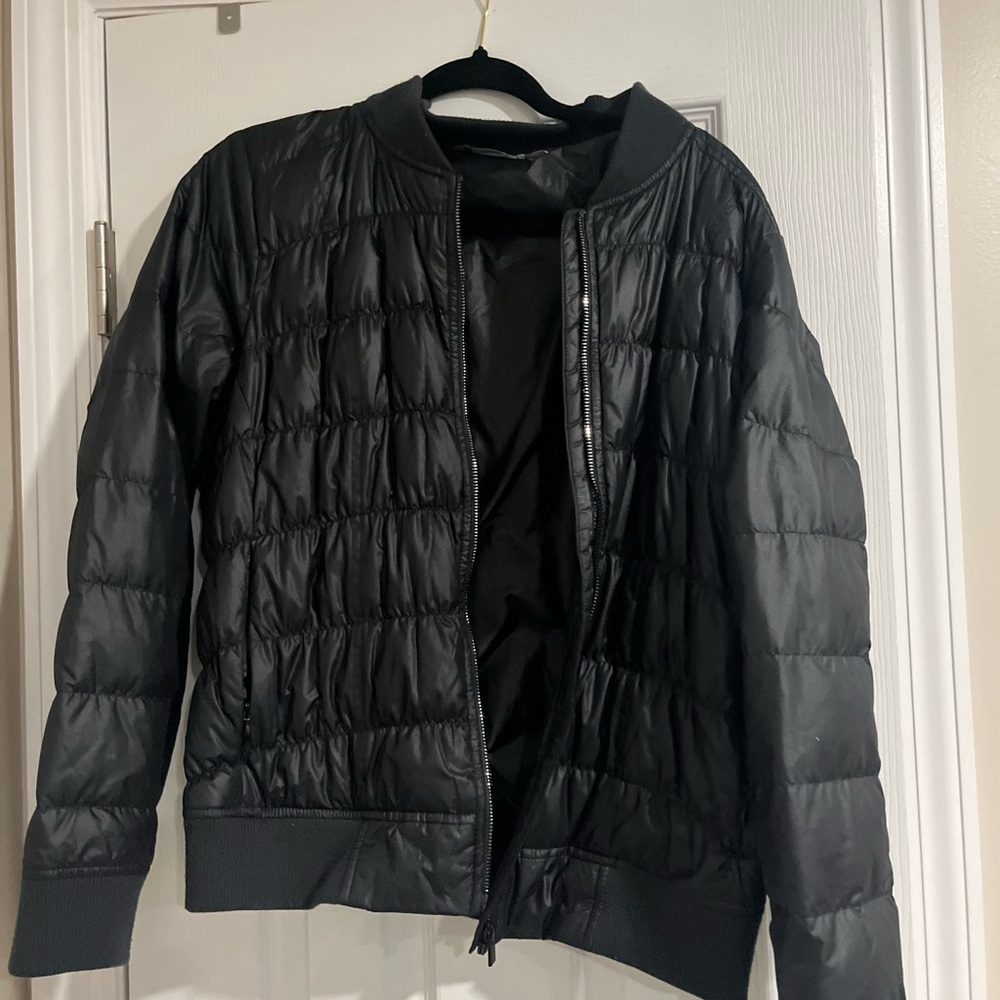Athleta Black Puffer Jacket